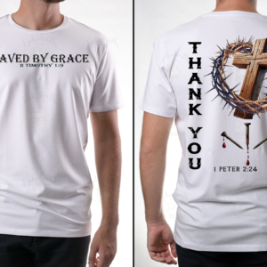 Redemption & Grace Graphic Tee | Front or Back Print Option