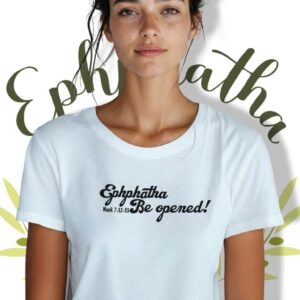 EPHPHATHA T-Shirt (Be Opened) | Mark 7:34 Scripture Tee